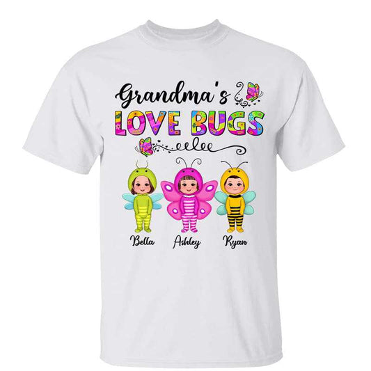 Grandma‘s Bugs Colorful Personalized Shirt