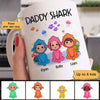 Daddy Shark Doll Kids Father‘s Day Gift Personalized Mug