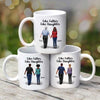 Walking Like Father Like Daughter Father‘s Day Gift Personalized Mug