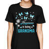 Happiness Is Being Grandma Blue Dandelion Personalized Shirt