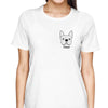 Dog Face Simple Outline Personalized Shirt