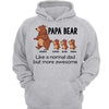 Dad Grandpa Bear And Kids Personalized Hoodie Sweatshirt