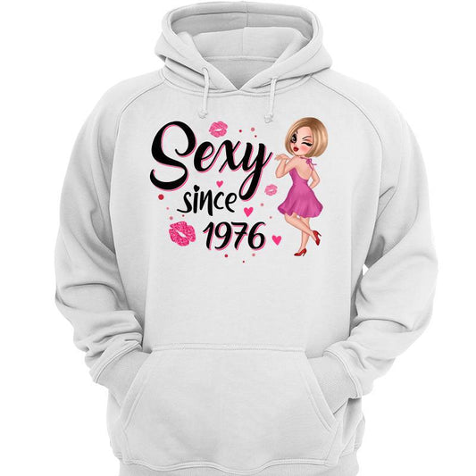 Sexy Since Birthday Gift Personalized Hoodie Sweatshirt