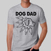 Dog Dad Simple Hand And Paws Personalized Shirt