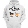 This Dog Mom Belongs To Walking Dogs Personalized Hoodie Sweatshirt