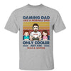 Gamer Dad Cooler & Kid Personalized Shirt