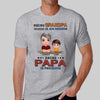 Being Papa Is Priceless Doll Grandkids Personalized Shirt
