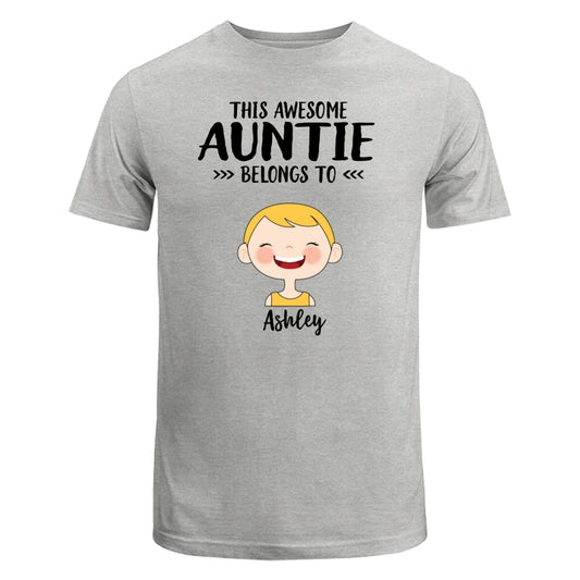 This Daddy Belongs To Cute Kid Face Personalized Shirt