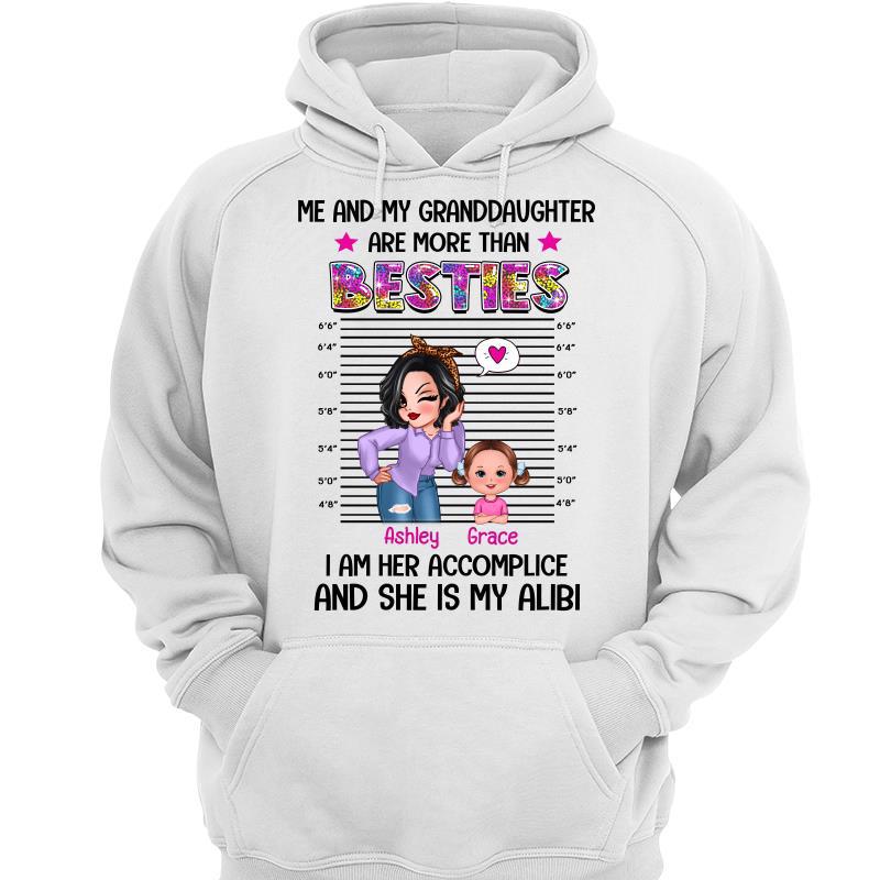 Grandma And Grandkid Abili Accomplice Personalized Hoodie Sweatshirt