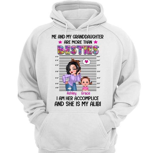 Grandma And Grandkid Abili Accomplice Personalized Hoodie Sweatshirt