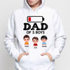 Dad Of Boys And Girls Father‘s Day Gift Personalized Hoodie Sweatshirt
