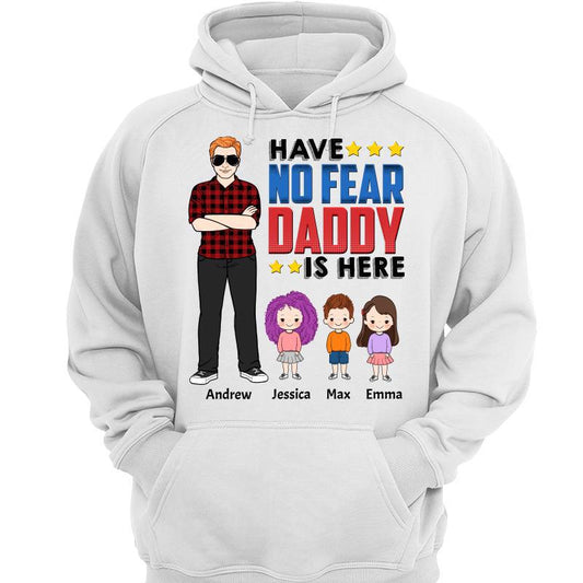 Have No Fear Dad Grandpa Here Old Man Personalized Hoodie Sweatshirt