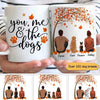 AOP Mugs Fall Season You Me And The Dog Personalized AOP Mug (15oz) 15oz