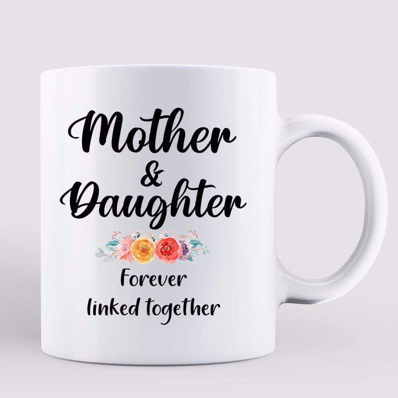 AOP Mugs Mother Daughter Colorful Tree Personalized Mug 11oz