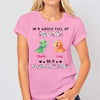 Apparel Be A Mamasaurus Floral Cute Little Dinosaur Personalized Shirt