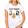 Apparel Cat Mom Rockin Fluffy Cats Sitting Personalized Shirt