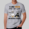 Apparel Cats Beer Maybe 3 People Personalized Shirt