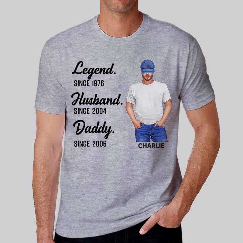 Apparel Cool Dad Legend Personalized Shirt