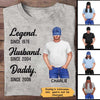 Apparel Cool Dad Legend Personalized Shirt Classic Tee / Ash Classic Tee / S