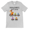Apparel Daddysaurus Grandpasaurus Biker Gang Personalized Shirt
