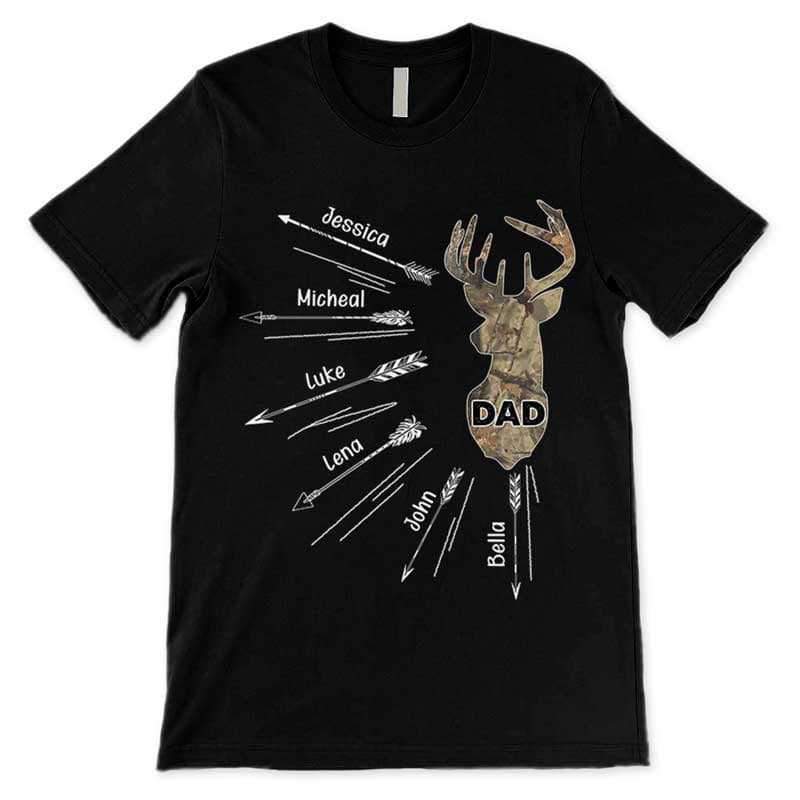 Apparel Deer Hunting Dad Personalized Shirt