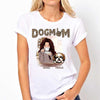 Apparel Dog Mom Leopard Pattern Personalized Shirt