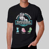 Apparel Don‘t Mess With Papasaurus Daddysaurus Personalized Dark Shirt