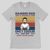 Apparel Gaming Dad Cooler Retro Personalized Shirt