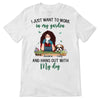 Apparel Gardening And Hang Out With Dog Personalized Shirt