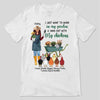 Apparel Gardening Girl And Chickens Personalized Shirt