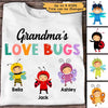 Apparel Grandma‘s Love Bugs Personalized Shirt Classic Tee / White Classic Tee / S