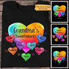Apparel Grandma Sweethearts Pattern Personalized Shirt Classic Tee / Black Classic Tee / S