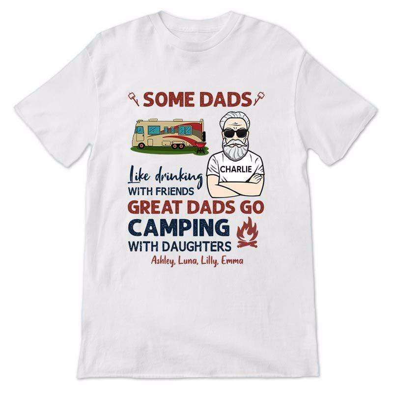 Apparel Great Dads Go Camping Old Man Personalized Shirt