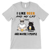 Apparel Grumpy Cat Beer 3 People Personalized Shirt