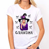 Halloween Witch Mom Grandma Personalized Shirt
