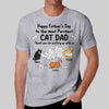Apparel Happy Father‘s Day Toilet Paper Cats Personalized Shirt