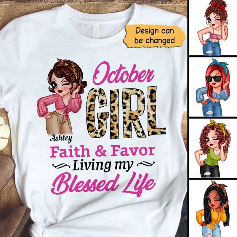 Apparel Leopard Sassy Girl Birthday Gift Personalized Shirt Classic Tee / White Classic Tee / S