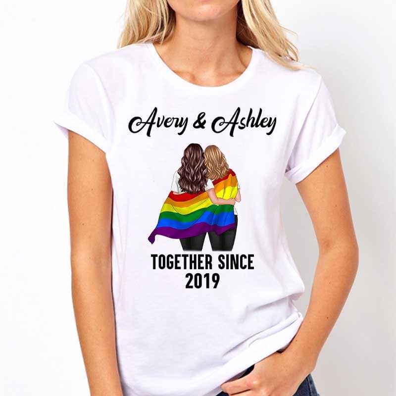 Apparel LGBT Couples Together Since Personalized Shirt