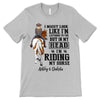 Apparel May Look Like I‘m Listening Horse Girl Back View Personalized Shirt