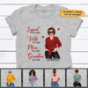 Apparel Posing Grandma The Legend Personalized Shirt