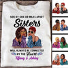 Apparel Sisters Connect By Hearts Personalized Shirt Classic Tee / White Classic Tee / S