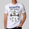 Apparel Stick Fishing Dad Grandpa Best Catches Personalized Shirt