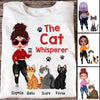 Apparel The Cat Whisperer Doll Girl Personalized Shirt Classic Tee / White Classic Tee / S