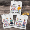 Apparel The Youngest Middle Oldest Sister Personalized Shirt Classic Tee / White Classic Tee / S