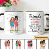 Friends Besties Never Apart Long Distance Gift Personalized Mug
