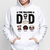 The Walking Dad Dog Dad Peeking Personalized Hoodie Sweatshirt