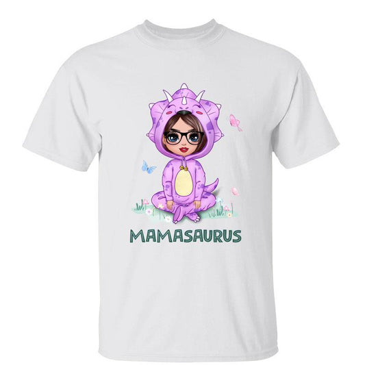Mother Son Daughter Matching Dinosaur Personalized Shirt