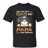 Grandpa Grandkids Two Titles Personalized Shirt