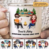 Campfire Mug Doll Camping Couple Adventuring Together Personalized Campfire Mug 12oz