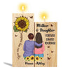 Candle Holder Sunflower Mother Daughter Personalized Candle Holder Onesize
